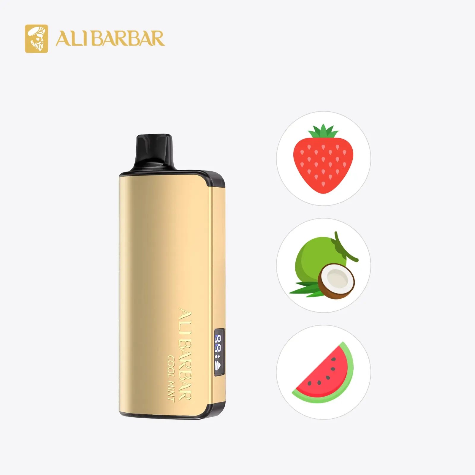 Strawberry Coconut Watermelon Alibarbar 9K Strawberry Coconut Watermelon Alibarbar 9K